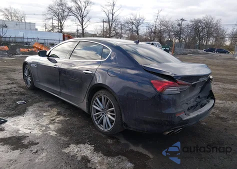 2021 Maserati Quattroporte S Granlusso z USA, uszkodzony, nr VIN ZAM56YPL2M1376150